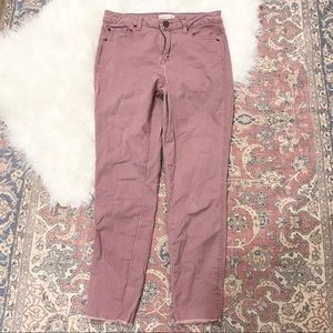 🌿Copper Key High Rise Raw Hem Skinny Jeans Size 9